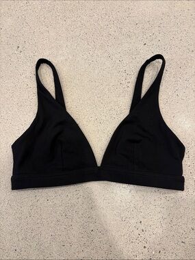 Crop Shop Boutique Black Triangle Bralette
